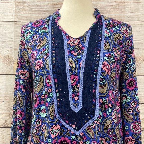 Matilda Jane Thoughts & Dreams Floral Coquette Cottagecore Tunic Dress Small - Picture 5 of 8